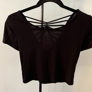 Black Crop Top